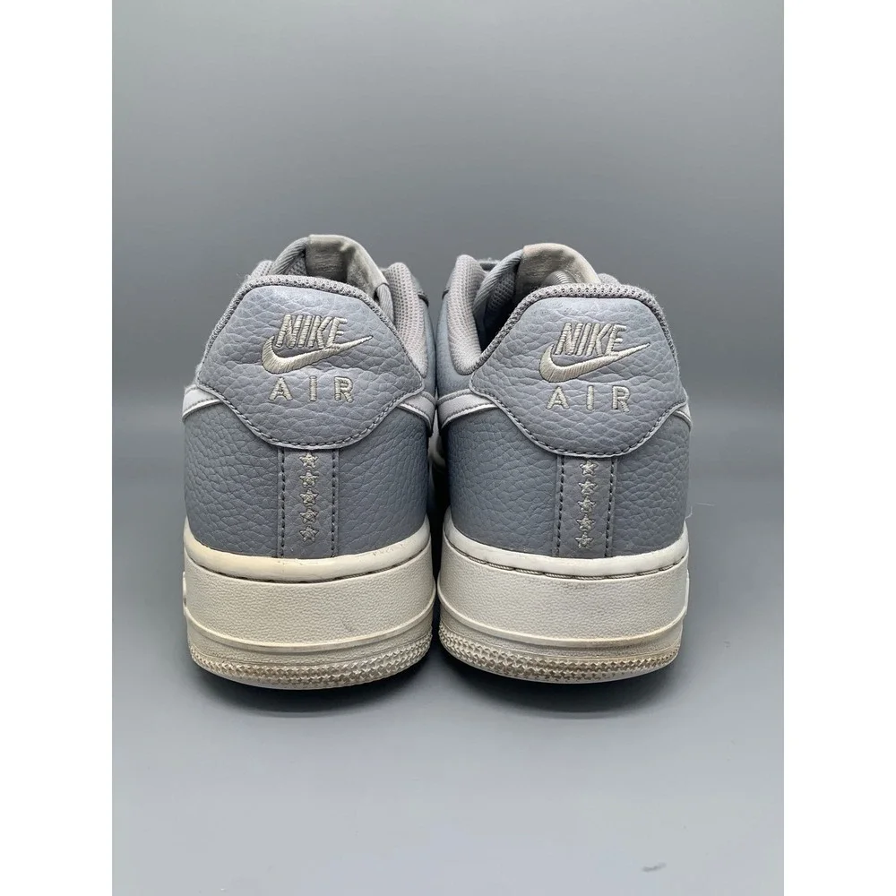 Nike Air Force 1 07 LV8 Stars‎ Gray White AA4083-013 Men's Sz 10